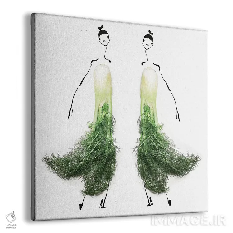 تابلو رازیانه اثر گرچن روهرز - نمای پرسپکتیو محصول