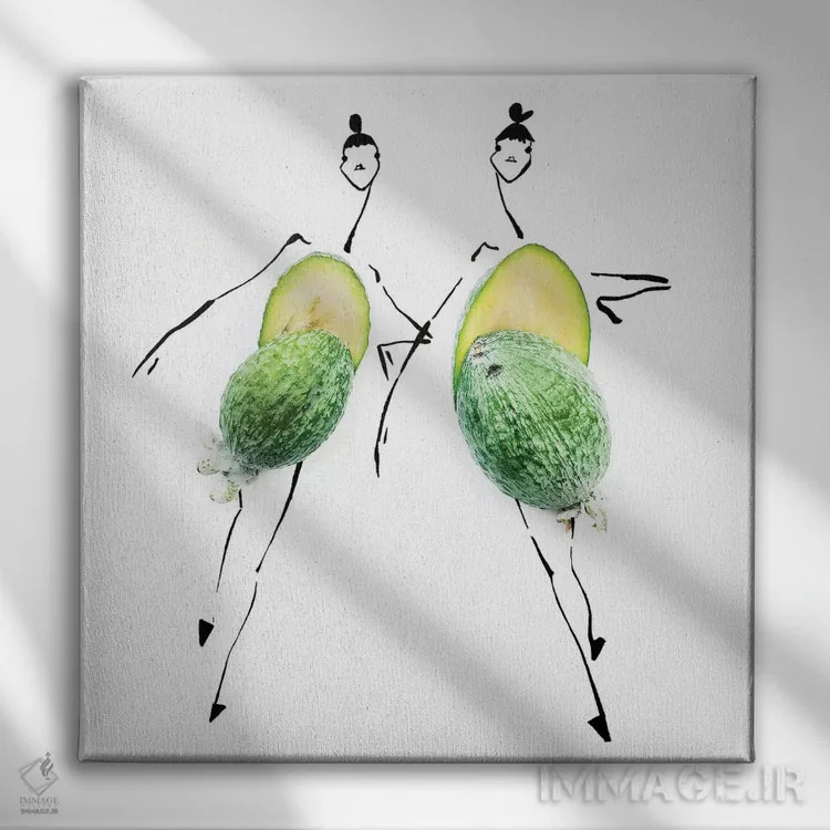 تابلو سبز اثر گرچن روهرز - نمای روبهرو روی دیوار