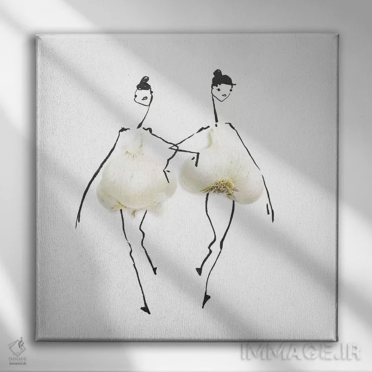 تابلو سیر اثر گرچن روهرز - نمای روبهرو روی دیوار