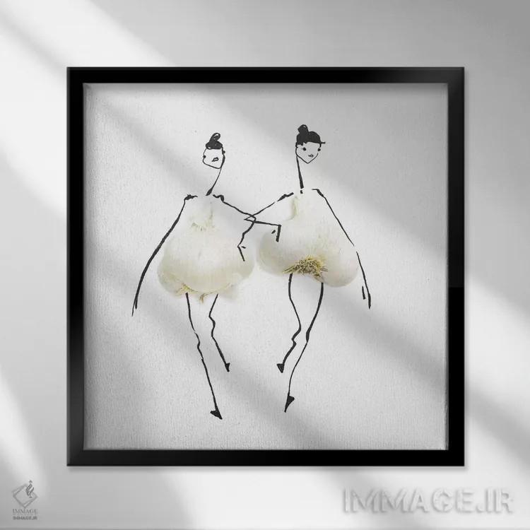 تابلو سیر اثر گرچن روهرز - نمای قابدار مشکی