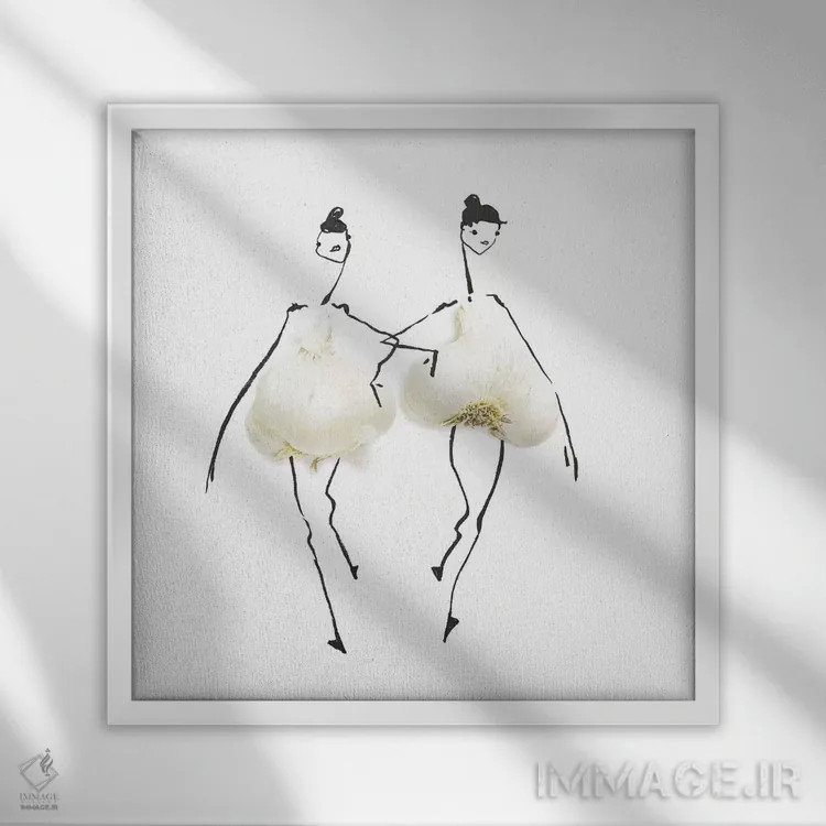 تابلو سیر اثر گرچن روهرز - نمای قابدار سفید