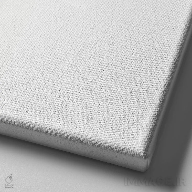 تابلو زیتون سبز اثر گرچن روهرز - نمای نزدیک بافت بوم