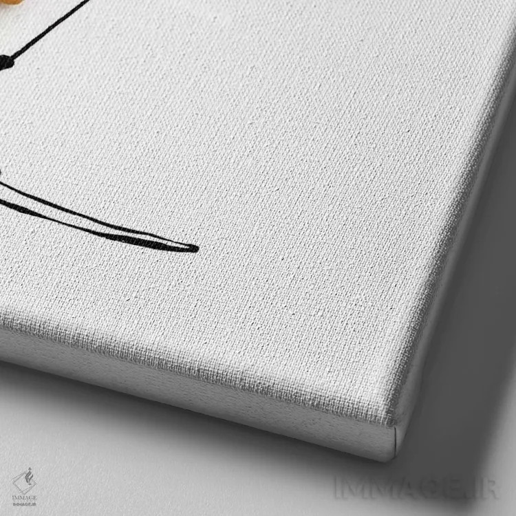 تابلو اسکی حُمُص اثر گرچن روهرز - نمای نزدیک بافت بوم