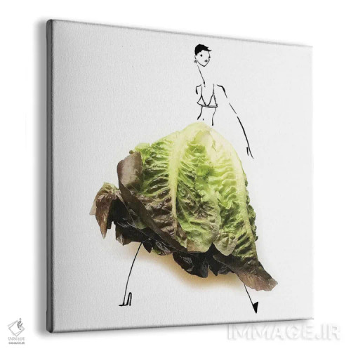 تابلو کاهو (سری اول) اثر گرچن روهرز - نمای پرسپکتیو محصول