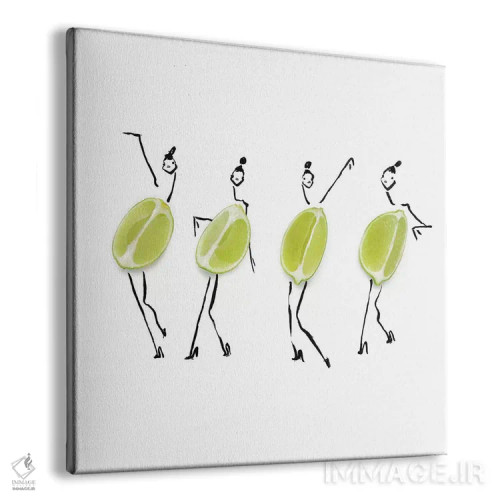 تابلو لیمو ترش سبز اثر گرچن روهرز - نمای پرسپکتیو محصول