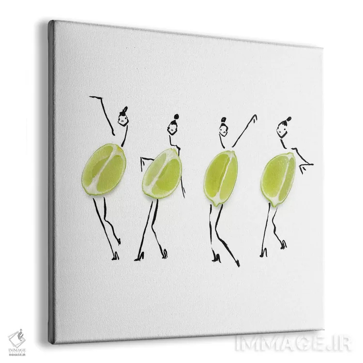 تابلو لیمو ترش سبز اثر گرچن روهرز - نمای پرسپکتیو محصول