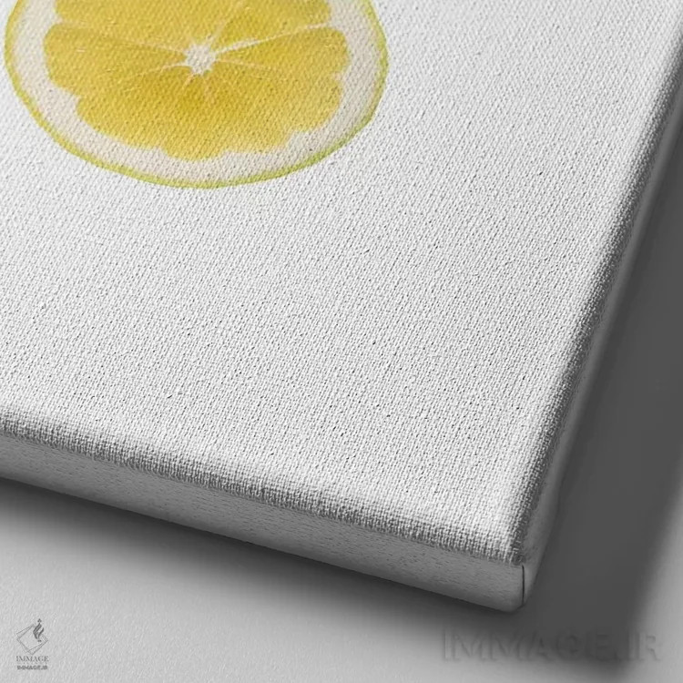 تابلو چرخه لیمو اثر گرچن روهرز - نمای نزدیک بافت بوم