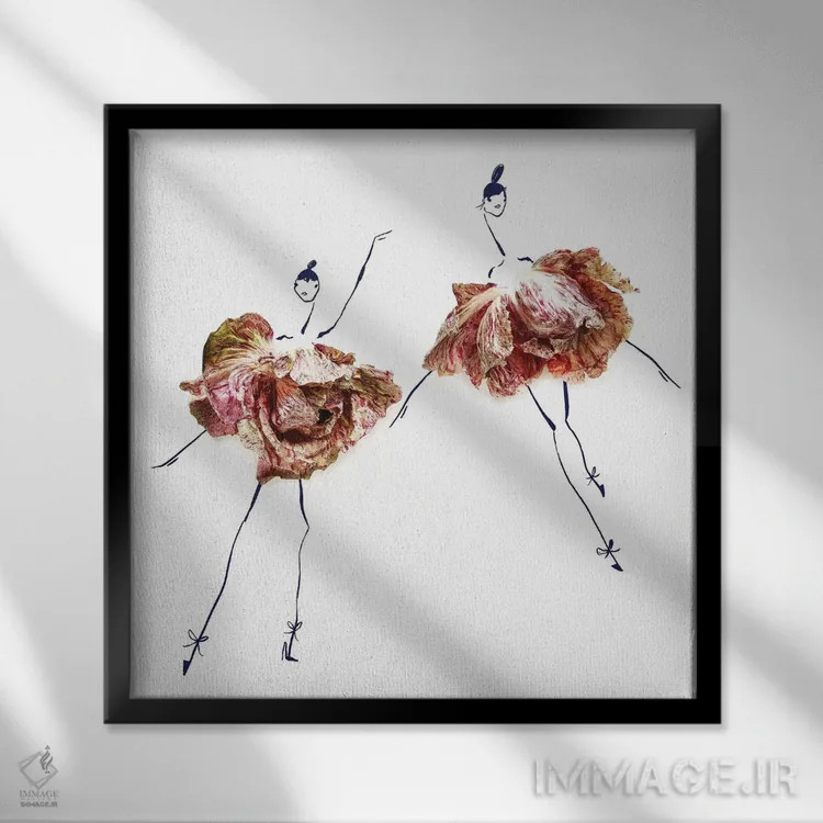 تابلو کاهو (سری دوم) اثر گرچن روهرز - نمای قابدار مشکی