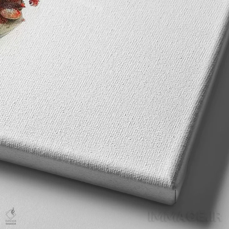 تابلو خرچنگ دریایی اثر گرچن روهرز - نمای نزدیک بافت بوم