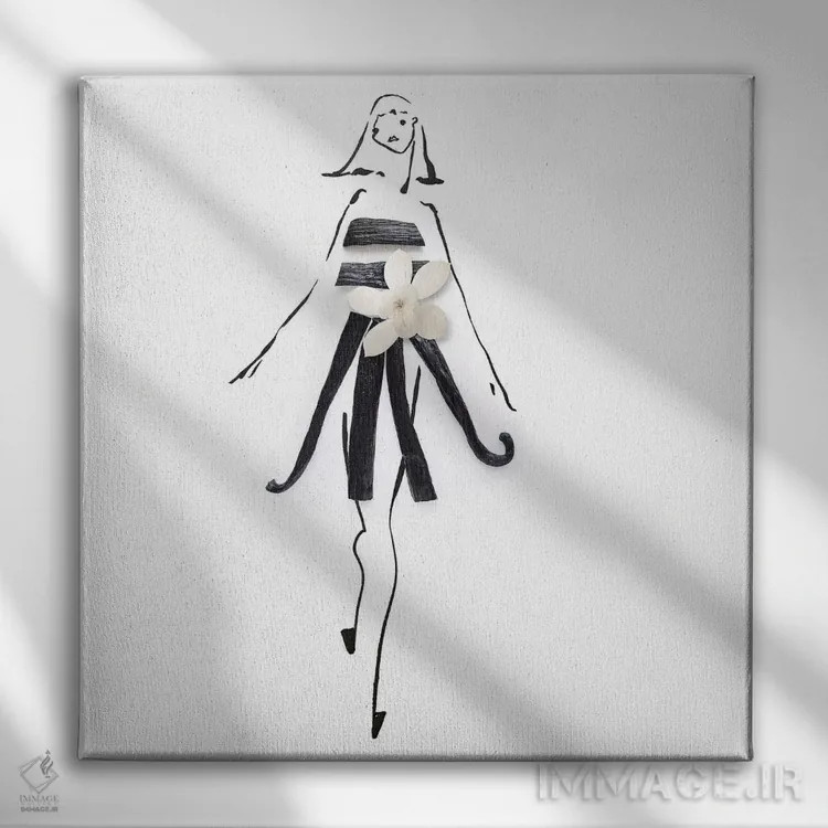 تابلو وانیل اثر گرچن روهرز - نمای روبهرو روی دیوار