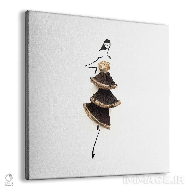 تابلو قارچ اثر گرچن روهرز - نمای پرسپکتیو محصول