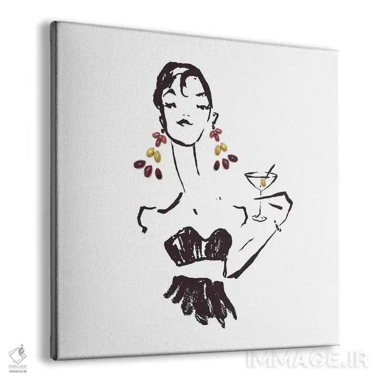 تابلو زیتون (سری اول) اثر گرچن روهرز - نمای پرسپکتیو محصول