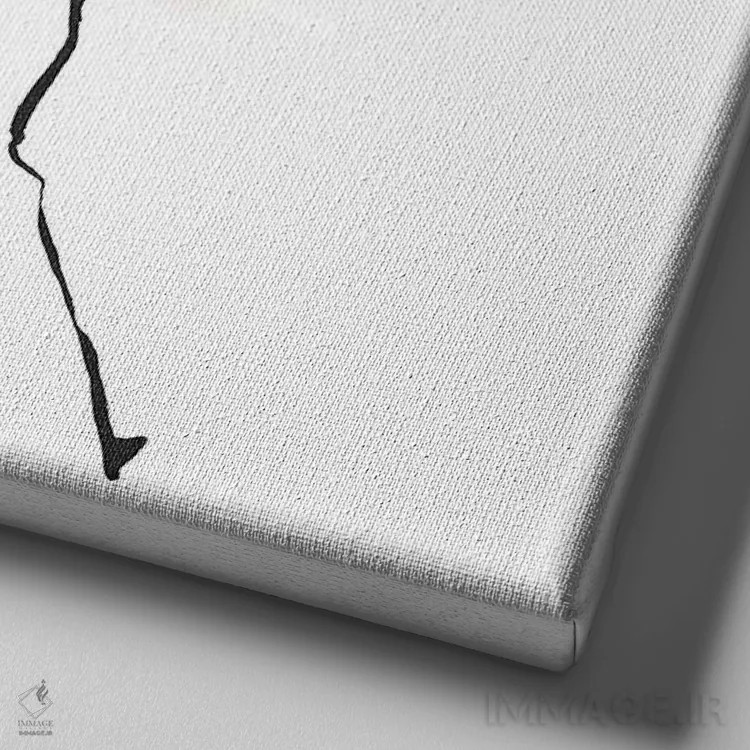 تابلو قارچ مایتاکه اثر گرچن روهرز - نمای نزدیک بافت بوم