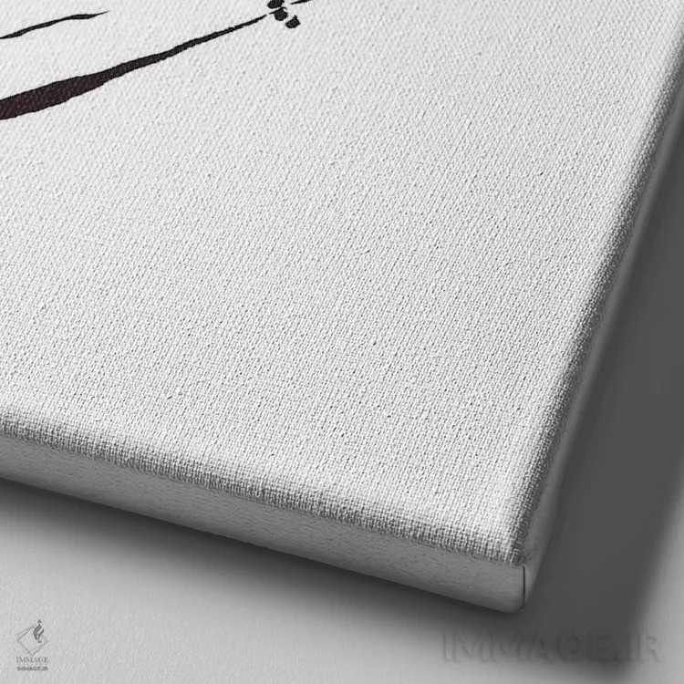 تابلو زیتون (سری اول) اثر گرچن روهرز - نمای نزدیک بافت بوم