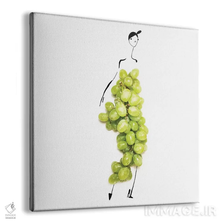 تابلو انگور سبز اثر گرچن روهرز - نمای پرسپکتیو محصول
