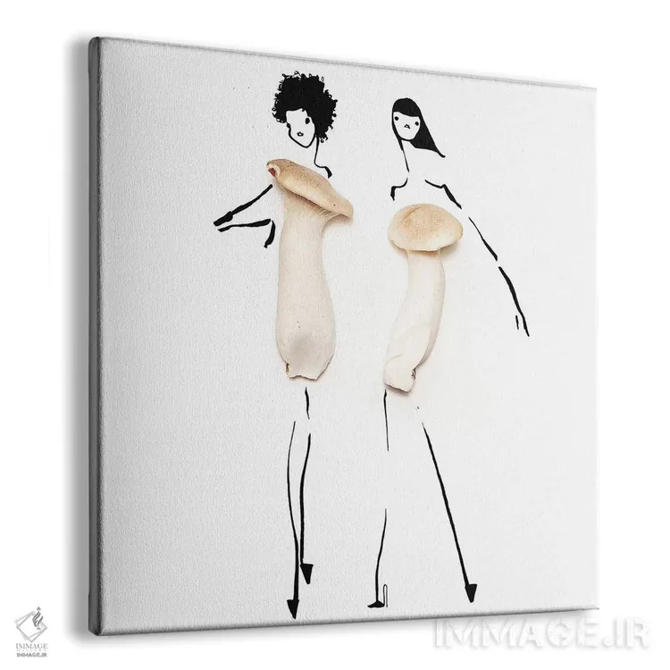 تابلو قارچ (عامیانه) اثر گرچن روهرز - نمای پرسپکتیو محصول