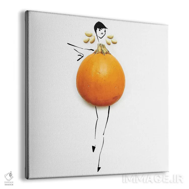 تابلو کدو تنبل اثر گرچن روهرز - نمای پرسپکتیو محصول