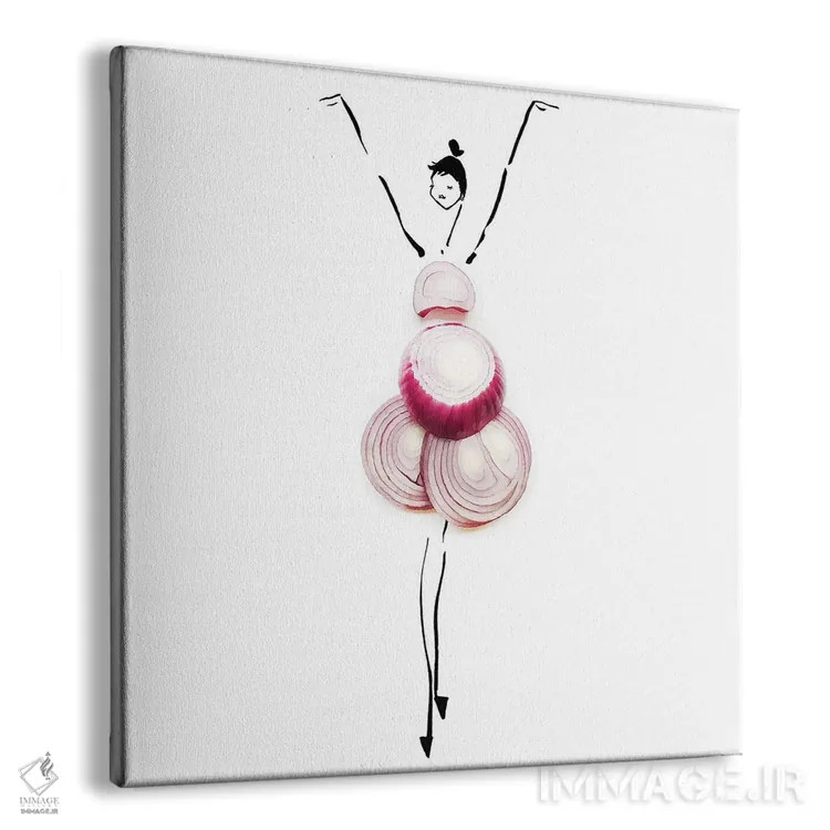 تابلو پیاز قرمز اثر گرچن روهرز - نمای پرسپکتیو محصول