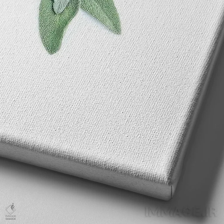 تابلو مریمگلی اثر گرچن روهرز - نمای نزدیک بافت بوم