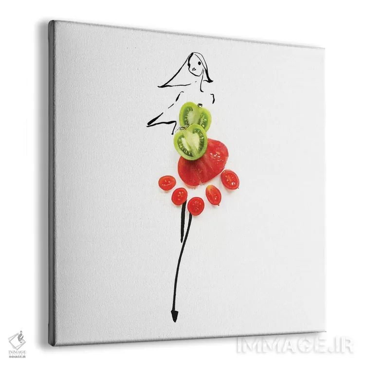 تابلو گوجه فرنگی (سری دوم) اثر گرچن روهرز - نمای پرسپکتیو محصول