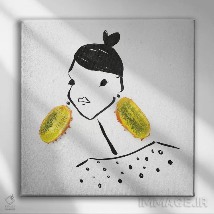 تابلو خار اثر گرچن روهرز - نمای روبهرو روی دیوار