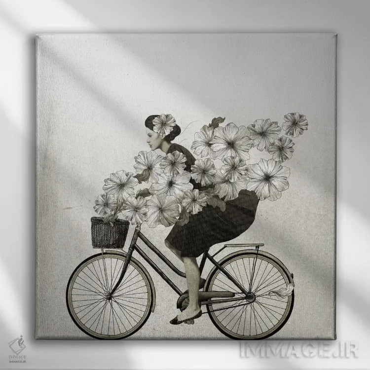 تابلو سواری اثر لورا گریوز - نمای روبهرو روی دیوار