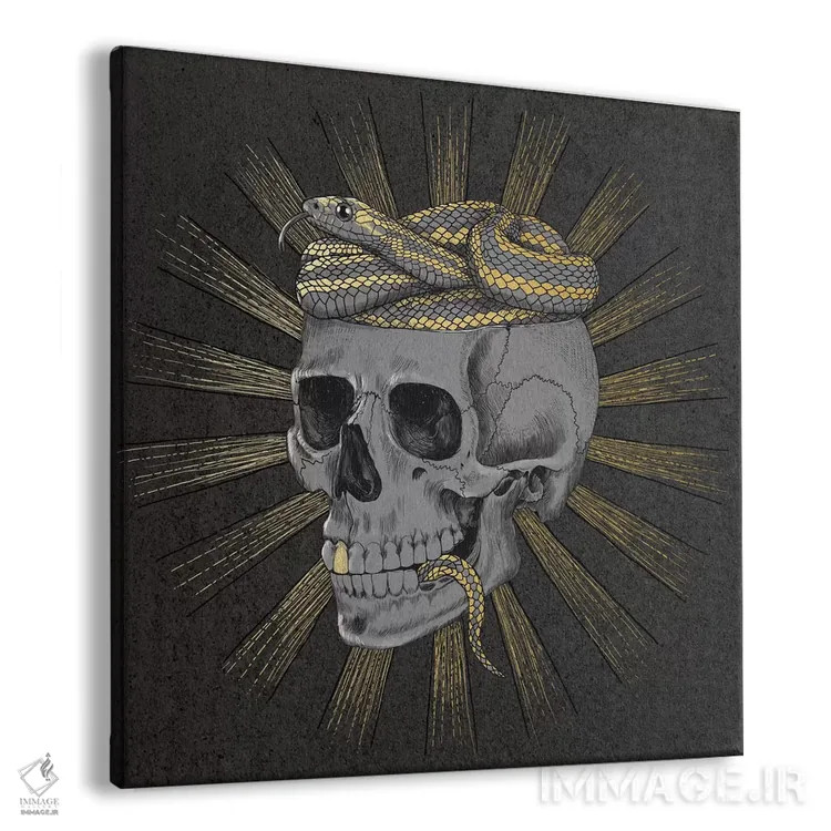 تابلو طلایی بمان اثر لورا گریوز - نمای پرسپکتیو محصول