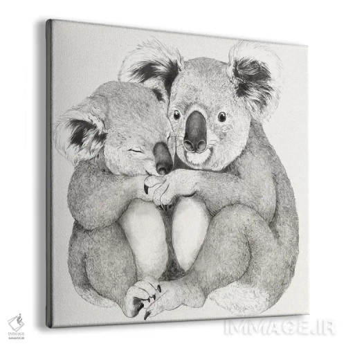 تابلو کوالاها اثر لورا گریوز - نمای پرسپکتیو محصول