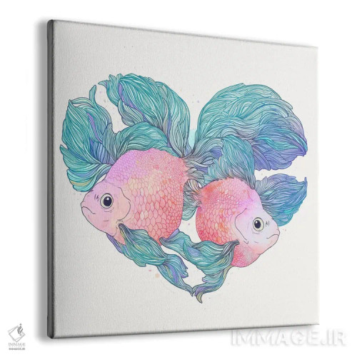 تابلو کراسوس (نوع ماهی) اثر لورا گریوز - نمای پرسپکتیو محصول