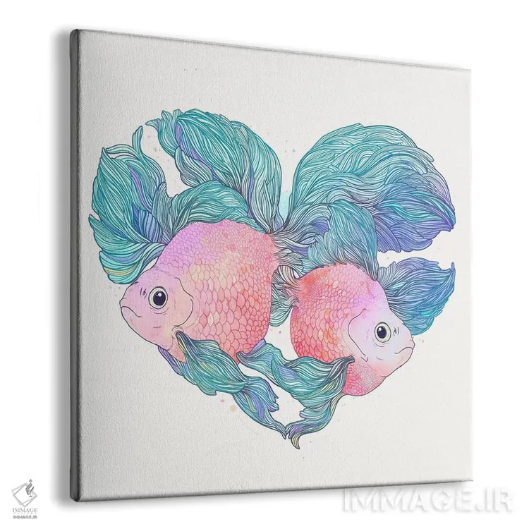 تابلو کراسوس (نوع ماهی) اثر لورا گریوز - نمای پرسپکتیو محصول