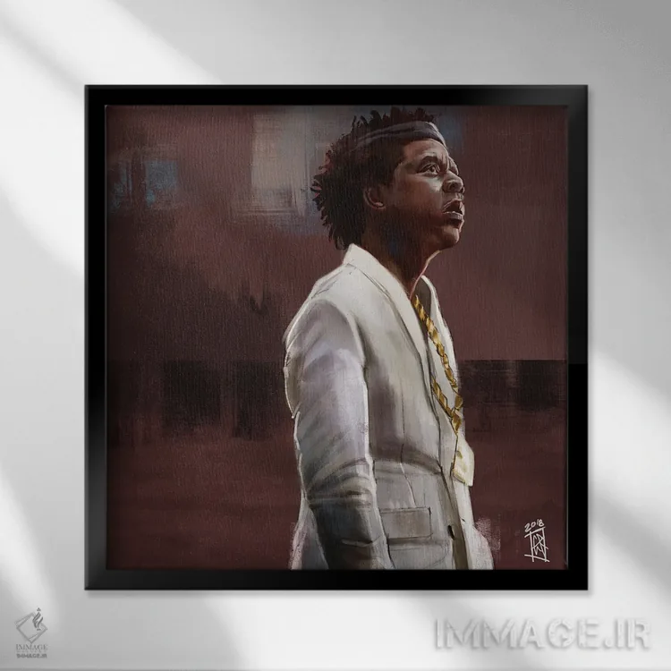 تابلو آقای کارتر اثر گوردون رو - نمای قابدار مشکی