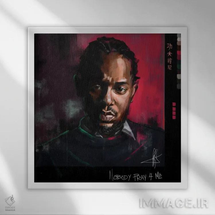 تابلو کنی اثر گوردون رو - نمای قابدار سفید