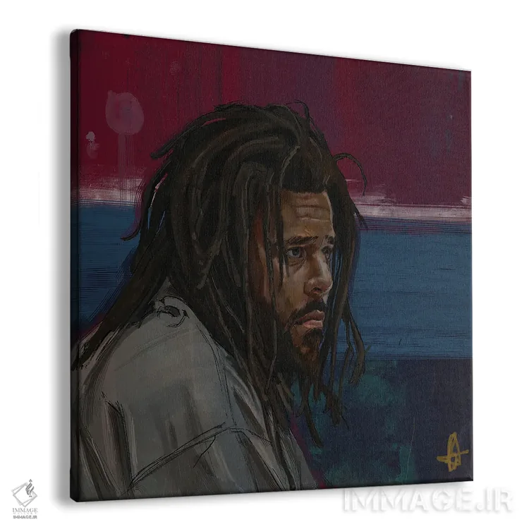 تابلو امروز آبی اثر گوردون رو - نمای پرسپکتیو محصول