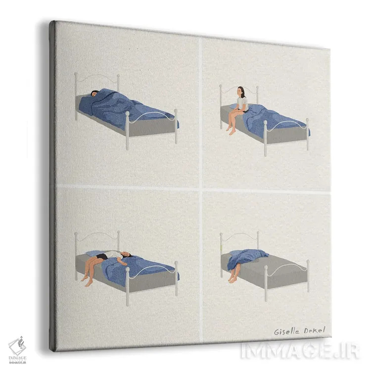 تابلو داستان قبل از خواب اثر گیسل دکل - نمای پرسپکتیو محصول