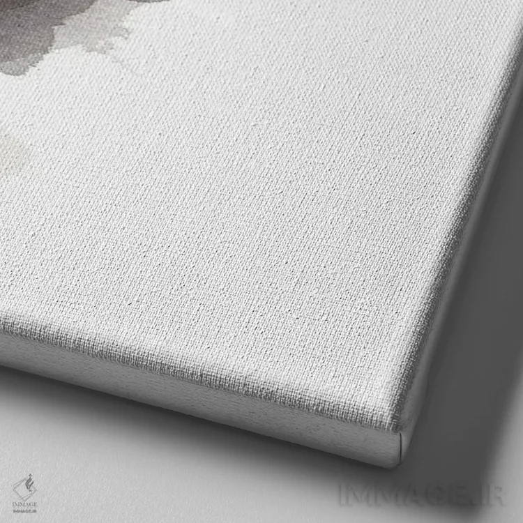 تابلو ابر نگرانی اثر گیسل دکل - نمای نزدیک بافت بوم