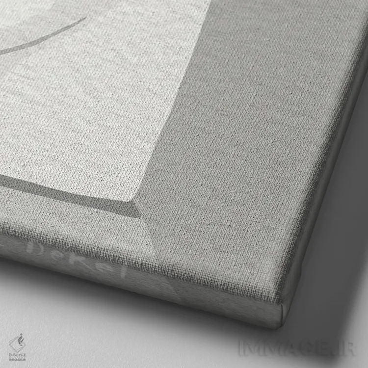 تابلو رویای تعطیلات اثر گیسل دکل - نمای نزدیک بافت بوم