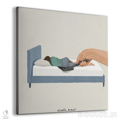 تابلو من را بچرخان اثر گیسل دکل - نمای پرسپکتیو محصول