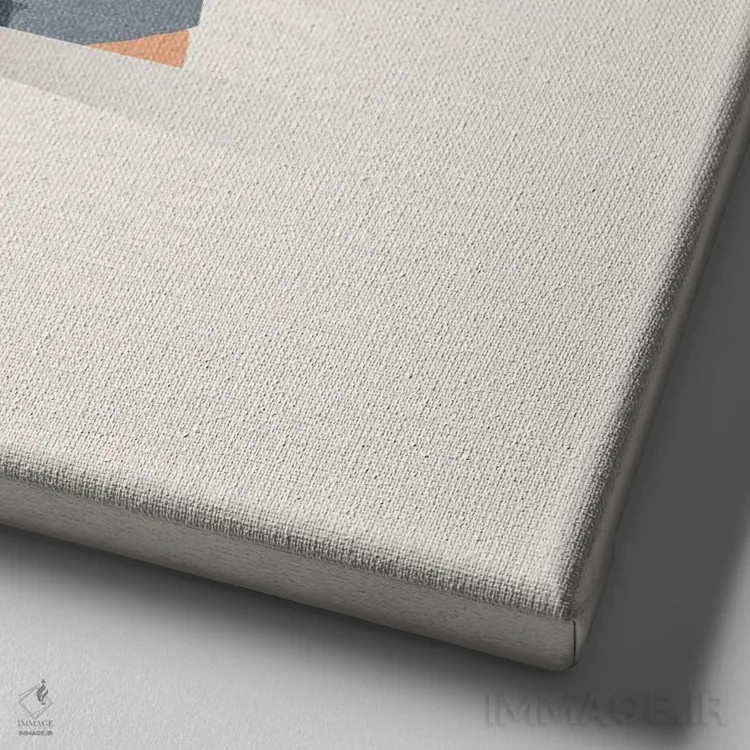 تابلو از روبرو اثر گیسل دکل - نمای نزدیک بافت بوم