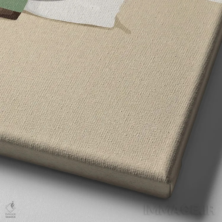 تابلو دستورالعمل فاجعه اثر گیسل دکل - نمای نزدیک بافت بوم