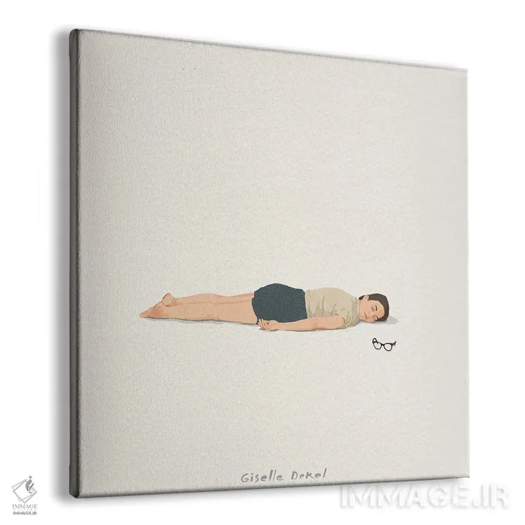 تابلو آماده شدن برای دوشنبه اثر گیسل دکل - نمای پرسپکتیو محصول