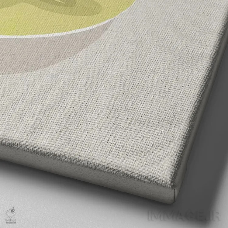 تابلو خودت را نجات بده اثر گیسل دکل - نمای نزدیک بافت بوم