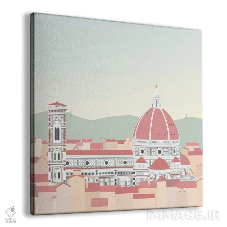 تابلو سفر به اروپا--فلورانس (ایتالیا) اثر گورلی سورنسن - نمای پرسپکتیو محصول