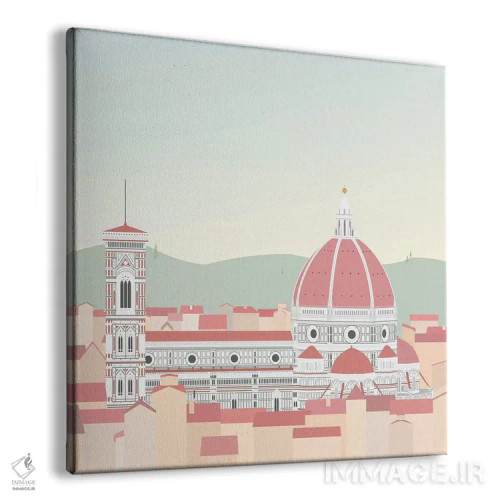 تابلو سفر به اروپا--فلورانس (ایتالیا) اثر گورلی سورنسن - نمای پرسپکتیو محصول