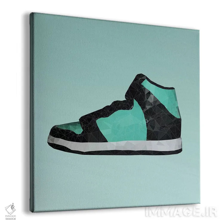 تابلو کفش اسبی دانک: صبحانه در تیفانی (مد و کفش) اثر فایو بای فایو کالکتیو - نمای پرسپکتیو محصول