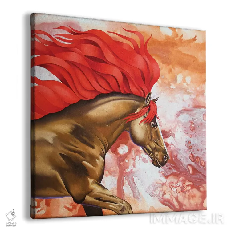 تابلو خون اسب نر اثر گرائیم استیونسون - نمای پرسپکتیو محصول