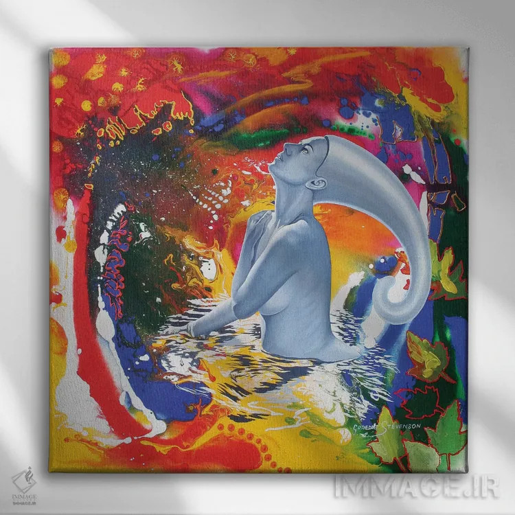 تابلو جایی دوردست اثر گرائیم استیونسون - نمای روبهرو روی دیوار