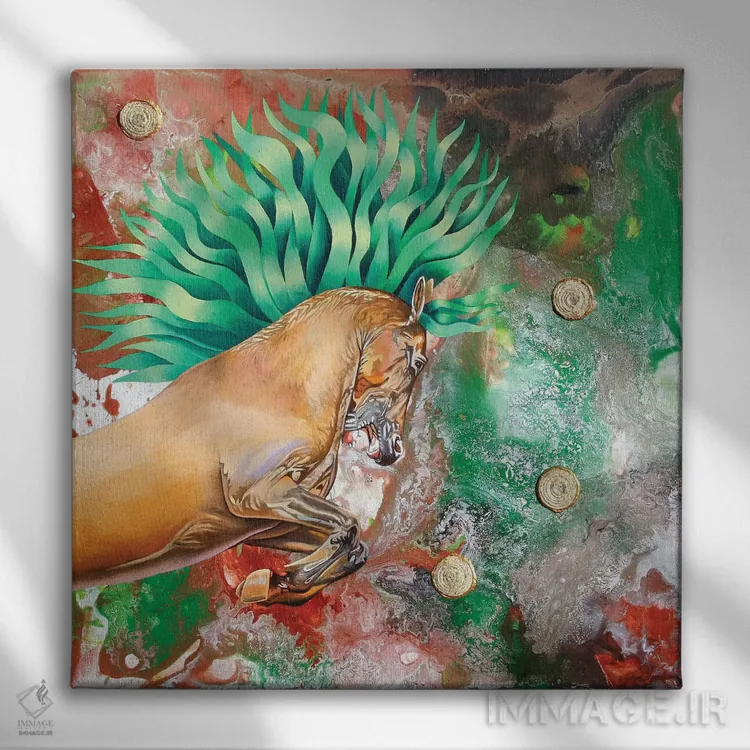 تابلو شاهزاده زمرباور اثر گرائیم استیونسون - نمای روبهرو روی دیوار