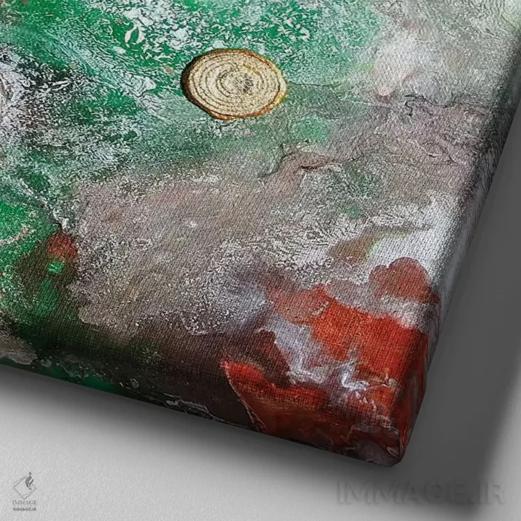 تابلو شاهزاده زمرباور اثر گرائیم استیونسون - نمای نزدیک بافت بوم