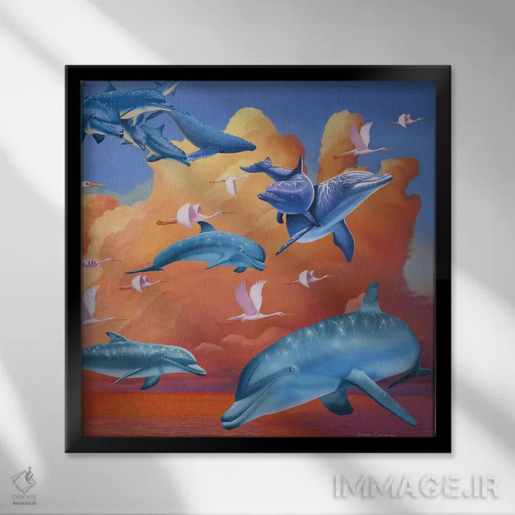 تابلو امکانها اثر گرائیم استیونسون - نمای قابدار مشکی