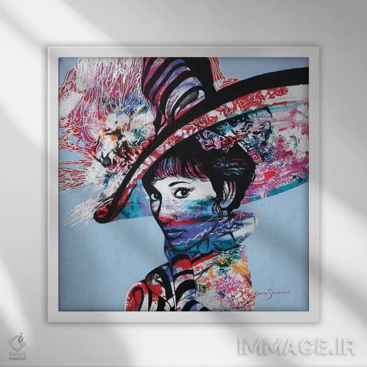 تابلو عقب خودت را تکان بده (اصطلاح انگیزشی انگلیسی) اثر گرائیم استیونسون - نمای قابدار سفید